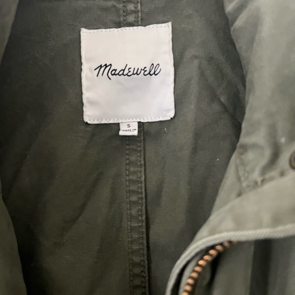 Madewell Dark Green Utility Jacket - Picture 2 of 2